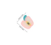 Housoutil 200pcs Polymer Clay Apple Slice Beads Large Hole Cute Tiny Spacer Fruit Theme for DIY Jewelry Making Halloween Autumn Christmas Bracelets Necklaces Pendants