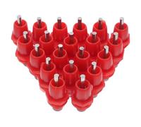 Housoutil 20pcs Automatic Chicken Waterer Nipples for Poultry Buckets, Water-saving and Multipurpose Pvc and Steel Drinkers Suitable for Meat Chickens and Wild Birds on Large-scale Farms