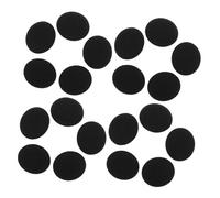 Housoutil 20pcs Black Fabric Covered Metal Mushroom Buttons Round Sewing Buttons for DIY Clothes Jackets Dresses Suits Vintage Style Handsewn Blazer Dress