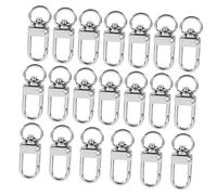Housoutil 20pcs Bulk Keychains Keyring Hook Cute Keychain Pendants Retro Key Accessories