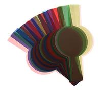 Housoutil 20pcs Camera Flash Color Correction Filters Kit for Photographers with 20 Adjustable Light Filter Sheets Suitable for Dslr and Portable Flash Lighting Accessories