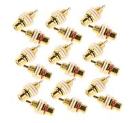 Housoutil 20PCS Female Speaker Binding Post Connectors for DIY Audio Systems Robust Banana Socket Terminals for Home Theater Amplifiers High Fidelity Sound Transmission Easy Installation