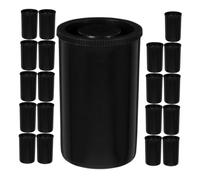 Housoutil 20pcs Lightproof Film Canister Storage Boxes for Camera Reel Photo Box Lids Containers Soup Containers Lids