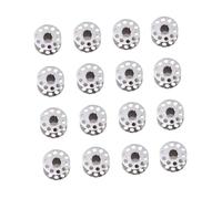 Housoutil 20pcs Metal Bobbins Diameter Hard Metal Sewing Machine Spools with Center Compatible with Domestic Models Including Brother Singer Babylock White Simplicity