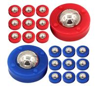 Housoutil 20Pcs Mini Shuffleboard Roller Set Tabletop Game Accessories Universal Compatibility for Indoor Gaming