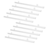 Housoutil 20pcs PVC Plastic Poster Hanger Rails Frameless Poster Hangers with Wall and Ceiling Mounting Prevent Curling Edges for Education Presentation and Exhibitions