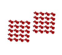 Housoutil 20pcs Red Adjustable Automatic Chicken Waterer Cups for Poultry, Quail and Pigeon with Screw Fasteners, Watering System for Farm and Coop Use Random Color Random Color