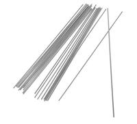 Housoutil 20pcs Stainless Steel Rod Pins for Blocking Board Metal Pegs for Crochet Blocking Tools DIY Knitting Board Peg
