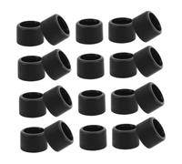 Housoutil 20pcs Walker Leg Caps for Mobility Aids and Wheelchair Legs, 22mm to 19mm Plastic Round Tube End Caps Non-Slip Textured Surface, Anti-Noise Secure Fit for Everyday Use and Enhanced