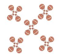 Housoutil 20pcs Wooden Hot Air Balloon Charms Smooth Carved DIY Embellishments for Wedding Party Decorations Lightweight Natural Wood Pieces for Craft Projects and Home Wall Art