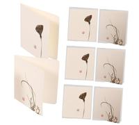 Housoutil 24pcs Chinese Style Greeting Card Labels Shagun Casual Birthday Cards for Thank Envelope Mini Wow Blessing