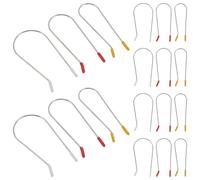 Housoutil 24pcs Heat-resistant U-shaped Hot Roller Clips for Hair Curlers, Replacement Curler Clips Set with 2.54cm, 3.2cm 3.81cm Sizes, Hair Styling Accessories for Women’s Everyday