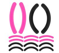 Housoutil 24pcs Silicone Eyelash Curler Pads Refill Replacement for Eyelash Curlers, Easy and Comfortable to Use, High Elasticity, 2 Boxes Travel Size for Professional Or Personal Use