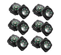 Housoutil 25pcs Handheld Compass Mini Compasses Survival Compass with Quick Attachment High Sensitivity Black Abs and Strong Metal Components for Hiking and Outdoor Adventures