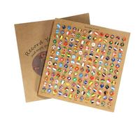 Housoutil 291pcs National Flag Thumb Tacks Creative Cork Board Push Pins for Maps Office School for Marking Locations World Maps and Bulletin Boards
