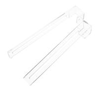 Housoutil 2pcs Adjustable Abs Hooks for Aquarium Basking Platform and Fish Tank, Easy Installation Multipurpose Hangers for Reptiles and Aquarium Landscaping Supplies
