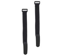 Housoutil 2pcs Adjustable No Crow Rooster Collar in Black Nylon for Poultry Noise Control, Comfortable Chicken Neckband to Keep Roosters Quiet the Farm