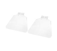 Housoutil 2pcs Bench Grinder Eyeshields Plastic Protective Shields Dustproof Safety Guards for Desktop Grinding Wheel Machines Industrial and Home Use