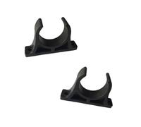 Housoutil 2pcs Black Plastic Paddle Clip Holder for Kayak with Low-profile Design and Super Strong Build, for Outdoor Activity Use and Securing Kayak Paddles