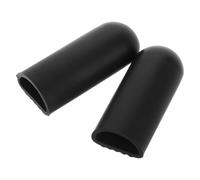 Housoutil 2pcs Black Silicone Feet Support Replacement Part for Electric Scooter Kickstand Pad with High Elasticity and Comprehensive Protection, Anti-slip Scooter Footrest Cover