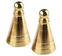 Housoutil 2Pcs Brass Tower Incense Cone Molds DIY Incense Forming Tool for Aromatherapy and Home Fragrance Crafting