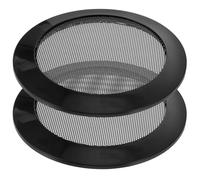Housoutil 2pcs Car Subwoofer Speaker Grill Cover Mesh Protector for Car Interior Sturdy Iron and Plastic Material Long-lasting Not Easy to Deform
