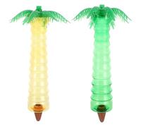 Housoutil 2pcs Coconut Tree Shape Automatic Watering Tool Plastic Self-Watering Dropper for Plants Home Garden Indoor Outdoor Plant Waterer