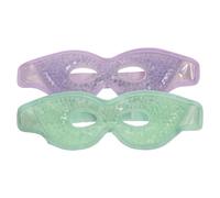 Housoutil 2PCS Cooling Eye Pads PVC Gel Sleeping Eye Mask Reusable for Relief and Puffiness Suitable for Home Use