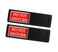 Housoutil 2Pcs Do Not Disturb Magnetic Slide Door Signs Privacy Indicators for Office Restroom Meeting Scratch Resistant with Suitable for Home Conference Administrative Use