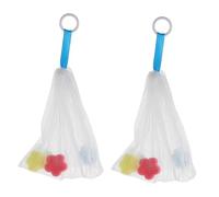 Housoutil 2pcs Facial Foaming Nets for Soap Saver Portable Cleansing Bags Make Bubble for Face Pads Cleaning Household Soap Bags Net