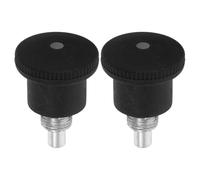 Housoutil 2pcs Fitness Pull Pin Spring Knob Ball Head Pins for Exercise Bike Replacement Parts Gym Equipment Adjustable Pull Spring Knobs Suitable for Home Workout Machines