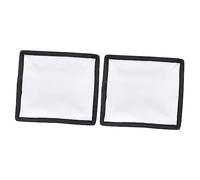 Housoutil 2pcs Foldable Soft Flash Diffuser Covers 15x17cm Fabric Square Softbox Light Diffuser for Portable Photography and Video Lighting