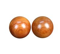 Housoutil 2pcs Hand Exercise Ball Wooden Massage Balls Strength and Manual Dexterity for Home Physical Therapy
