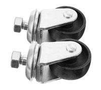 Housoutil 2pcs Heavy Duty Hydraulic Horizontal Jack Accessory Swivel Wheels for Garage Floor Trolley Floor Jack Dual Pump Compatible Front Wheel Replacement
