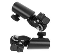 Housoutil 2pcs Heavy Duty Tripod Caster Wheels Tube Quiet Swivel Casters for Speaker Stand Mobility with Silent Bearings and Robust Construction for Stable Audio Equipment Support