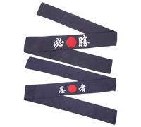 Housoutil 2pcs Japanese Style Chef Headbands Made of Cotton with Smooth Feeling and Safe Material, Breathable and Decorative for Cooking and Karate Activities