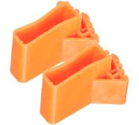 Housoutil 2Pcs Ladder Rubber Foot Pads Non-Slip Replacement Covers for Extension Ladders Round Foot Cover Add Stability in Offices