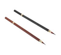 Housoutil 2pcs Lower Case Writing Brush Chinese Brush for Watercolor Chinese Painting and Calligraphy Decoration Calligraphy Supplies Plastic