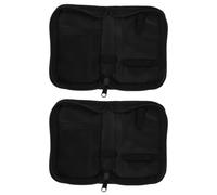 Housoutil 2pcs Medicine Storage Bag for Diabetes Supplies with Multifunctional Storage and Easy to Clean Material, Compact Travel Case Organizer Fits Pills and Test Strips, Suitable