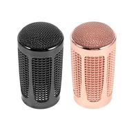 Housoutil 2pcs Microphone Metal Grill Replacement Mesh Cover I D Wired Handheld Mic Protector with Noise Reduction and Shock Resistant Design for Recording Performances