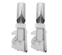 Housoutil 2pcs Mop Rod Chuck Replacement Clamp Heavy Duty Iron Pole Connector with Quick Head Swapping and Secure Connection for Factory and Commercial Cleaning