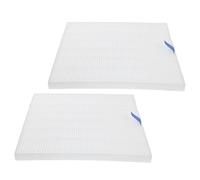 Housoutil 2pcs Nail Dust Collector Filters Screen Filter Net White Composite Pp Ped Paper Resistant to Damage Multifunctional Use for Manicures and Pedicures