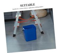 Housoutil 2pcs Non-Slip Rubber Ladder Feet Replacement Pads Floor Protectors Cushion Covers for Folding Step Ladders Anti-Slip Foot Caps for Hardwood and Tile Surface Safety