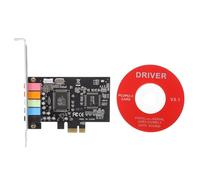 Housoutil 2pcs Pcie to Internal Sound Card Audio Card for Low Profile Bracket Interfaces Digital Sound Outputs for Computer Gaming and Music Production