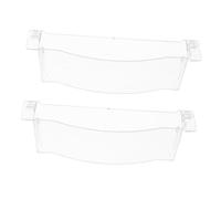 Housoutil 2pcs Plastic Oil Catcher for Range Hood Oil Collection System with Drip Tray, Reliable Kitchen Accessory for Home Kitchens and Restaurants, Protecting Health and Maintaining