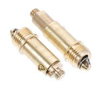 Housoutil 2pcs Pop Up Bolt Drain Plug Replacement for Bathroom Sink and Bathtub Copper Click Clack Push Spring Plug Corrosion Resistant Basin Waste Stopper
