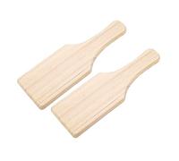Housoutil 2pcs Pottery Accessories Wooden Clay Modeling Boards for DIY Handmade Pottery and Sculpture