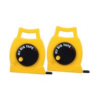 Housoutil 2pcs Retractable Tape Measure Dual Scale Soft Flexible Ruler with Centimeter and Markings for Early Math Learning and Motor Skill Development