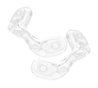 Housoutil 2pcs Silicone Eyeglass Nose Pad Replacement with Integrated Saddles Design, U Shaped Soft Nose Pads for Eyewear Frames, Anti Slip and Sturdy, and Young Wearers