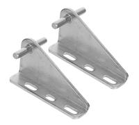Housoutil 2pcs Stainless Steel Triangle Refrigerator Hinges Heavy-duty Fridge Parts Replacement for Household Freezer Doors Compatible with Various Models Easy Installation and Stable Door